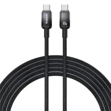 Кабель Baseus Discolor Series Fast Charging Data Cable Type-C to Type-C 100W 20V 5A 1m Черный