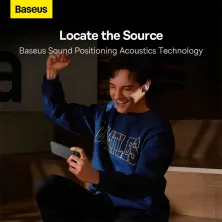 Бездротові Bluetooth навушники Baseus Bowie WM03 True Wireless TWS Earphones Білий