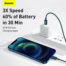 Кабель Baseus Superior Series Fast Charging Data Cable Type-C to Lightning PD 20W 2m Синий
