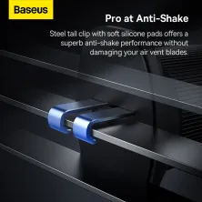 Бездротовий автомобільний зарядний пристрій Baseus CW01 Magnetic Wireless Charging Car Mount Claw з функцією MagSafe і технологією Qi 15W Чорний