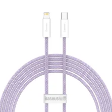 Кабель Baseus Dynamic Series Fast Charging Data Cable Type-C to Lightning PD 20W 2m Фіолетовий