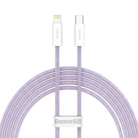 Кабель Baseus Dynamic Series Fast Charging Data Cable Type-C to Lightning PD 20W 2m Фіолетовий