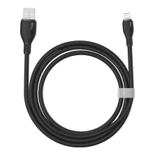 Кабель Baseus Pudding Series Fast Charging Data Cable USB to Lightning 2.4A 1.2m Чорний