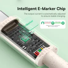 Кабель Baseus Habitat Series Fast Charging Data Cable Type-C to Type-C 100W 20V 5A 1m Рожевий