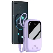 УМБ Baseus Q Pow 20000mAh 22.5W 5A с технологией QC3.0+PD3.0 и Type-C кабелем 22.5W Фиолетовый