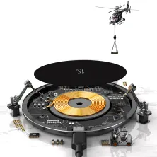 Беспроводное зарядное устройство Baseus Simple NEW Wireless Charger с технологией Qi 15W Черный