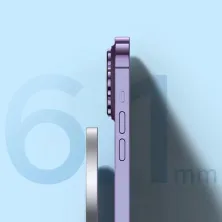 Бездротовий зарядний пристрій Baseus Simple Mini3 Magnetic з функцією MagSafe і Qi 15W Сріблястий