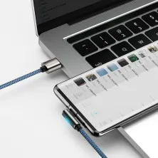 Кабель Baseus Legend Series Fast Charging Data Cable USB to Type-C 66W 11V 6A 1m Синій