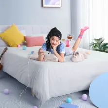 Кабель Baseus Explorer Series with Smart Temperature Control Fast Charging Data Cable Type-C to Lightning PD 20W 1m Рожевий