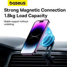 Автотримач для телефону магнітний Baseus MagPro Series Magnetic Car Mount в повітропровід Чорний