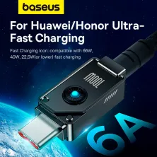 Кабель Baseus Unbreakable Series Fast Charging Data Cable USB to Type-C 100W 20V 5A 1m Чорний
