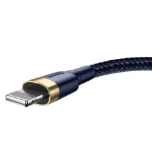 Кабель Baseus Cafule Cable USB to Lightning 1.5A 2m Синьо-Золотий