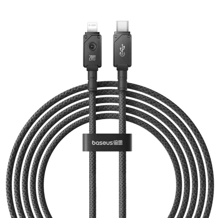 Кабель Baseus Unbreakable Series Fast Charging Data Cable Type-C to Lightning PD 20W 2m Чорний