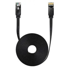 Кабель Baseus High Speed RJ45 Gigabit Network Cable Ethernet Плоский 15m Черный