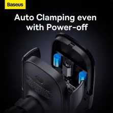 Бездротовий автомобільний зарядний пристрій Baseus Milky Way Pro Wireless Charging Electric Car Mount з технологією Qi 15W Чорний