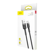 Кабель Baseus Cafule Cable USB to Micro USB 2.4A 0.5m Чорний