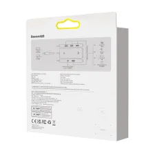 USB-хаб Baseus 4in1 Lite Series 4-Port Type-C HUB Adapter Type-C to USB3.0*4 кабель 2м Білий