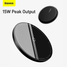Бездротовий зарядний пристрій Baseus Simple Mini Magnetic з функцією MagSafe і Qi 15W Чорний