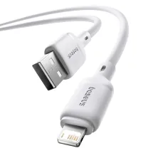 Кабель Baseus Silky Series Fast Charging Data Cable USB to Lightning 2.4A 2m Белый