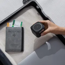 Бездротовий зарядний пристрій Baseus MagPro Series 2-in-1 Magnetic з функцією MagSafe і Qi2 20W та вбудованим кабелем Type-C Чорний