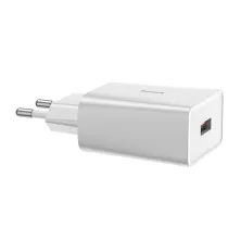 Сетевое зарядное устройство Baseus Speed Mini QC Single U QC3.0 18W USB 3A Белый