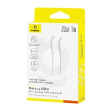 Кабель Baseus Silky Series Fast Charging Data Cable Type-C to Lightning PD 20W 1m Белый