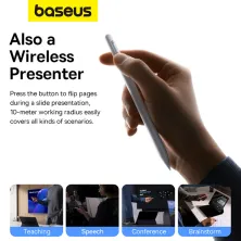 Стилус для iPad Baseus Writing 2 Series Wireless Charging Multifunctional Active Version 10 часов Белый