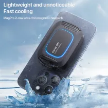 Бездротовий зарядний пристрій з кулером Baseus MagPro II Series Ultra-Thin Magnetic Phone Cooler з функцією MagSafe та Qi 15W Чорний