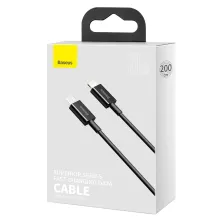 Кабель Baseus Superior Series Fast Charging Data Cable Type-C to Lightning PD 20W 2m Черный