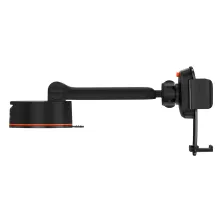 Автодержатель для телефона Baseus Easy Control Clamp Car Mount Holder Pro Suction Cup Version на торпедо и в воздуховод Черный