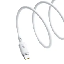 Кабель Baseus Silky Series Fast Charging Data Cable Type-C to Type-C 100W 20V 5A 1m Білий