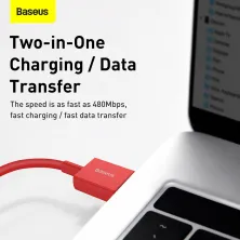 Кабель Baseus Superior Series Fast Charging Data Cable USB to Lightning 2.4A 1m Червоний