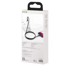 Кабель Baseus High Density Braided Fast Charging Data Cable Type-C to Lightning PD 20W 1m Черный