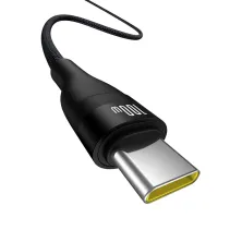 Кабель Baseus Flash 2 Series Fast Charging Data Cable USB to Type-C 100W 20V 5A 1m Чорний