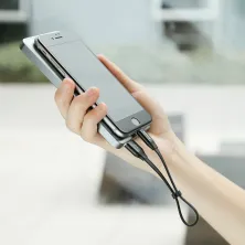 Кабель Baseus Nimble Portable Series Fast Charging Data Cable USB to Lightning 2.4A 0.23m Черный