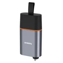 Аварийный молоток и нож для ремня автомобильный Baseus Sharp Tool Series Emergency Hammer Pro Черный