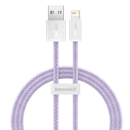 Кабель Baseus Dynamic Series Fast Charging USB to Lightning 2.4A 1m Фиолетовый