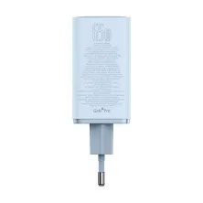 Мережевий зарядний пристрій Baseus GaN6 Pro 65W 2USB+2Type-C + кабель Baseus Type-C to Type-C 100W 20V/5A 1м Блакитний