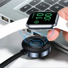 Кабель Baseus Star Ring Series 4-in-1 Wireless Charging Cable USB to Lightning+Type-C+MicroUSB+iWatch 3А 0.18m Чорний