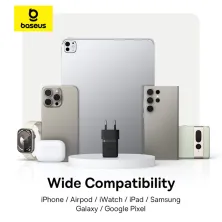 Мережевий зарядний пристрій Baseus Palm Fast Charger 1C PD3.0 30W Type-C 3A  + Кабель Type-C to Type-C 60W 20V/3A 1м Чорний
