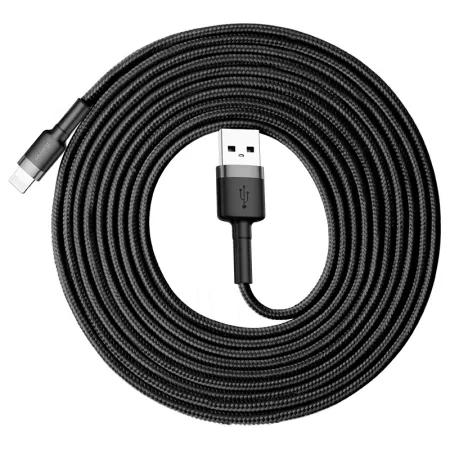 Кабель Baseus Cafule Cable USB to Lightning 2A 3m Чорний
