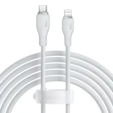 Кабель Baseus Pudding Series Fast Charging Data Cable Type-C to Lightning PD 20W 2m Білий