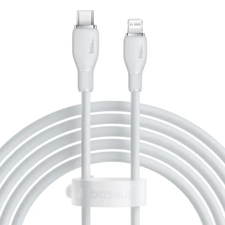 Кабель Baseus Pudding Series Fast Charging Data Cable Type-C to Lightning PD 20W 2m Білий