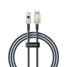 Кабель Baseus Unbreakable Series Fast Charging Data Cable USB to Lightning 2.4A 1m Сірий