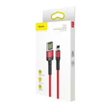 Кабель Baseus Cafule Cable Special Edition USB to Lightning 2.4A 1m Червоний