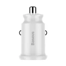 Автомобільний зарядний пристрій Baseus Grain 2USB 3.1A Білий