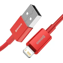 Кабель Baseus Superior Series Fast Charging Data Cable USB to Lightning 2.4A 2m Червоний