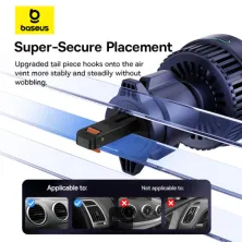 Бездротовий автомобільний зарядний пристрій Baseus MagPro Magnetic Wireless Charging Car Mount Air Vent Version з технологією Qi 15W Чорний