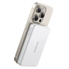 УМБ Baseus Airpow 2 Qi2 Magnetic 10000mAh 22.5W QC3.0+PD3.0 с функцией MagSafe и Qi2 15W Білий