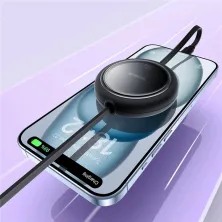 Кабель Baseus Free2Draw Mini Retractable Charging Data Cable Type-C to Type-C 100W 20V 5A 1m Черный
